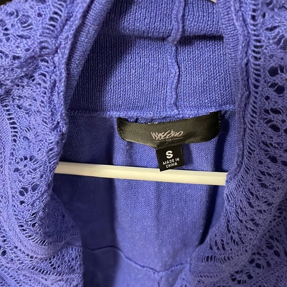NWOT Massimo sweater vest size small. Purple/blue colour. - Picture 2 of 7